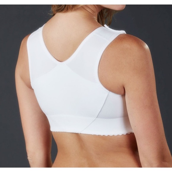First Choice by Advantage Postsurgical Mammary Compression Bra Size Large White - Picture 3 of 4